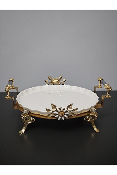 PARILTI HOME COLLECTİON Luxury Custom Laser-Cut Tableware Table Plate Cake Pl...