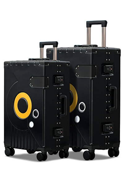 ZAAPPY Bold Aluminium Frame 2PCS SET (20/24 Inch) Luggage, Hard Shell, TSA Lo...