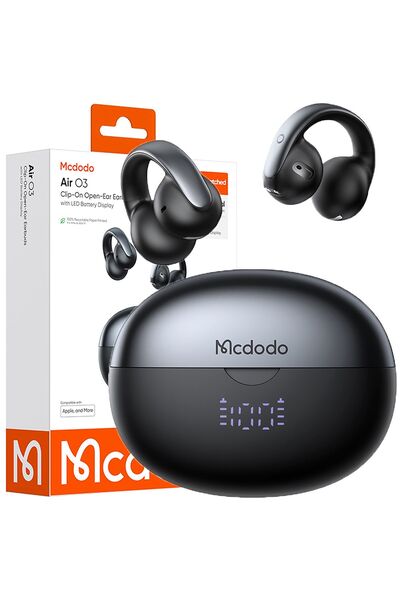 Mcdodo Căști wireless in-ear Bluetooth 5.4 cu microfon, carcasă cu clemă