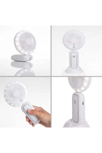 Generic Brand Ventilator Portabil LED 21x10cm