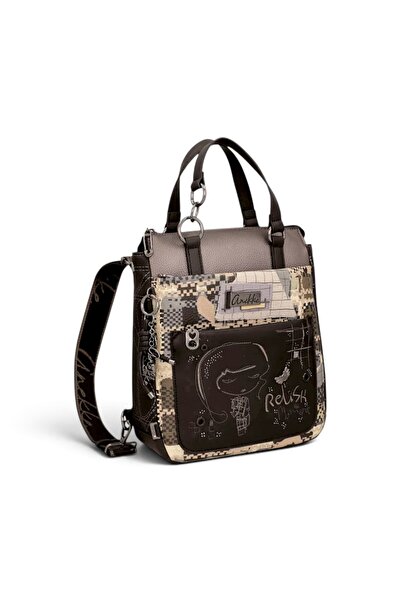 Anekke Rucsac de damă Orchestra Iron 43755-288 – cu mânere scurte, 27 × 28 × ...