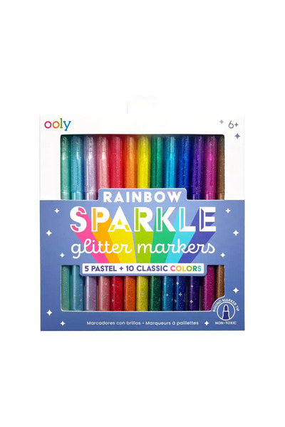 Ooly Rainbow Sparkle Simi 15-Piece Felt-Tip Pen Set 130-113
