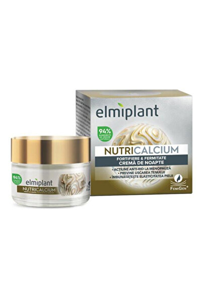 ELMIPLANT Ενδυναμωτική και Συσφικτική Κρέμα Νύχτας - Nutricalcium, 50 ml