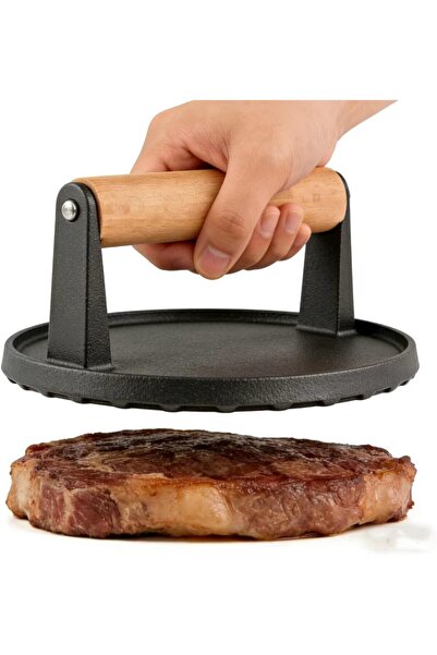Morvena Picks Presă de hamburger, presă pentru carne tocată, pentru tigaie Bl...
