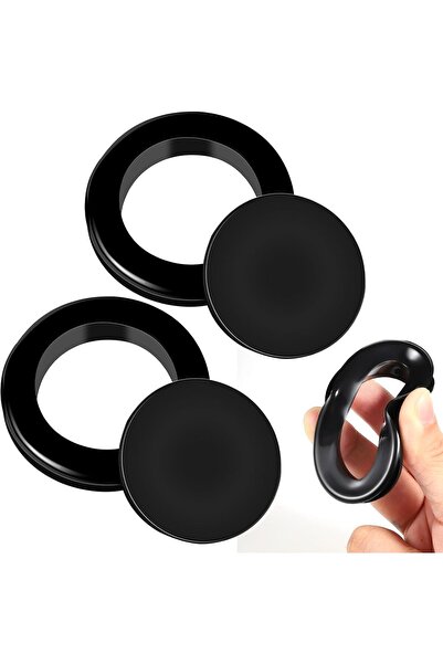 STARSTAR 2-piece set of patio table parasol hole rings and silicone covers, 4...