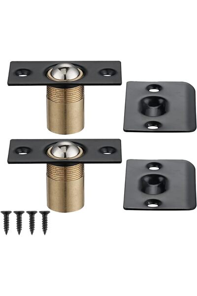 STARSTAR Wardrobe door spherical door stop hardware, stainless steel adjustab...