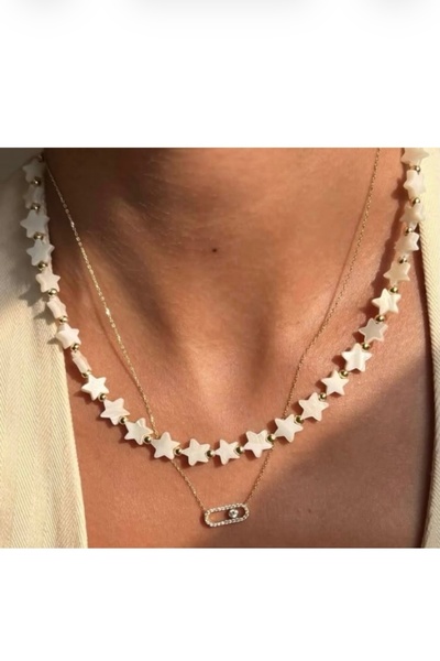 gaila design Natural Stone Star Pendant
