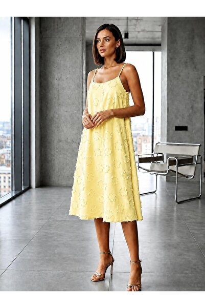 Volans Moda Noa 2136 Askili Tassel Detailed Dress