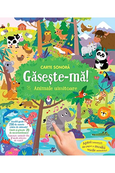 Prut Gaseste-ma! Animale uimitoare. Carte sonora
