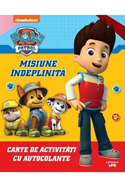 Litera Patrula catelusilor: Misiune indeplinita. Carte de activitati cu autoc...