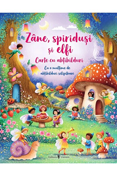 UNIVERS Zane, spiridusi si elfi. Carte cu abtibilduri - Fiona Watt
