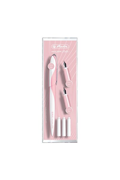 Herlitz Stilou My.Pen Style caligrafie + 3 penite roz