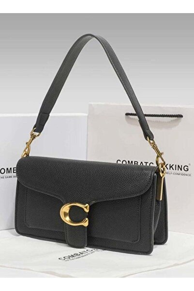 My Coach TABBY 26 Classic Black Shoulder Bag, Handbag, Crossbody Bag