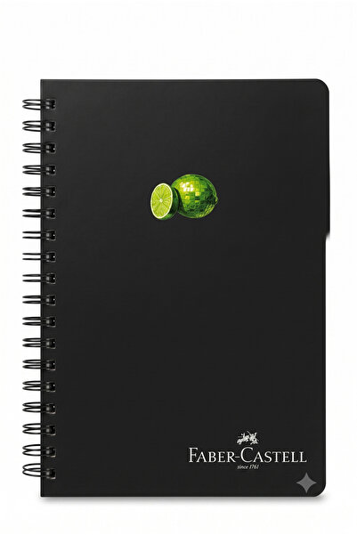Faber Castell FC Disco Fruits tvrdi kartonski omot spiralna karirana sveska A...