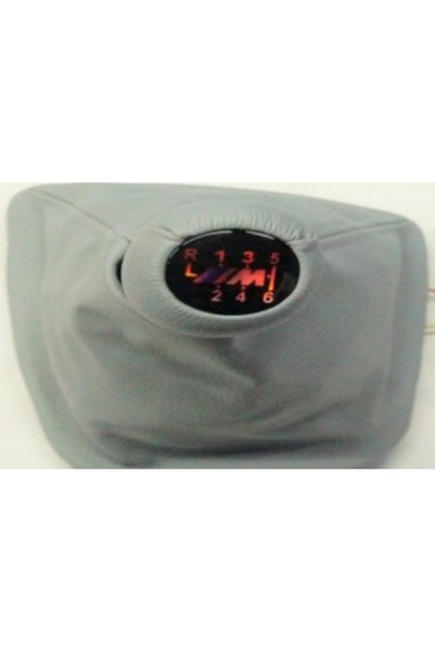 Generic Brand 25112283050Gray Bmw Gear Knob and Bellow with Light E90-92-93 m...