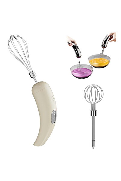 STARSTAR Wireless charging hand mixer - powerful mixer for baking cakes - cre...