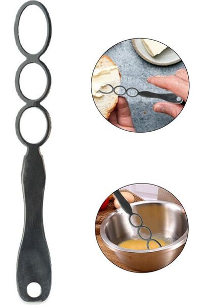 STARSTAR 22cm Stainless Steel Butter Beater, Natural Butter Beater, Manual Ki...