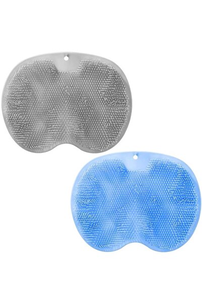 STARSTAR Shower mat - with suction cup, wall-mountable - exfoliating silicone...