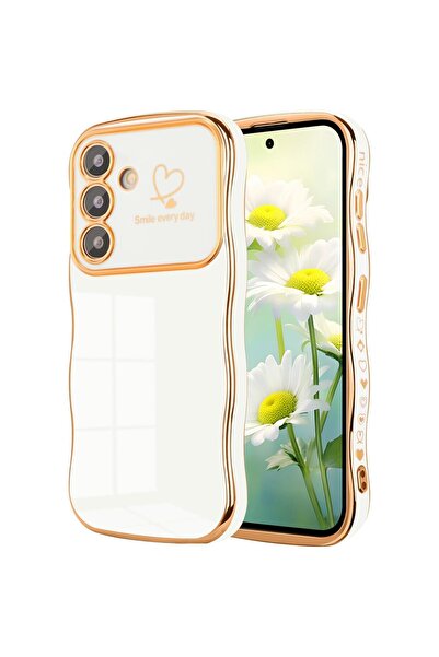 STARSTAR Phone case for Samsung Galaxy A54 5G, cute wavy-edged design, ultra-...