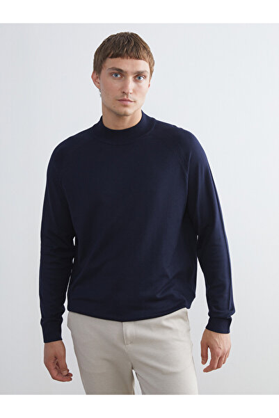 LC Waikiki Men's Half Fisherman Rib Knit Sweater