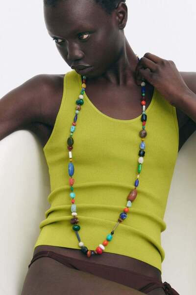 H&M Long beaded necklace