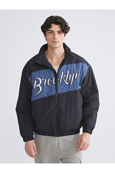 LC Waikiki Relaxed Fit Mock Neck Men's Jacket