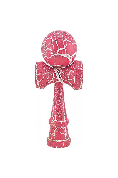 OEM Kendama X Originala, Profesionala, OEM, Cracked, din Lemn, 18 cm, Roz Apr...