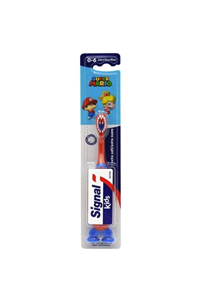 Signal Toothbrush, Signal, Kids Extra Soft Super Mario 0-6 Years