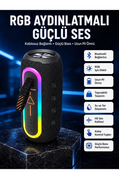 Epilons Bluetooth Hoparlör Usb Şarjlı Uzun Pil Ömrü Android Ve İos Uyumlu Renkli