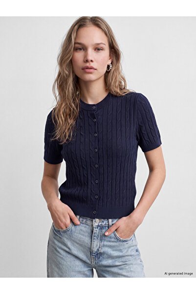 LC Waikiki Esvab • Modern & Distinctive Hair Braid Embroidered Women's Knitwe...