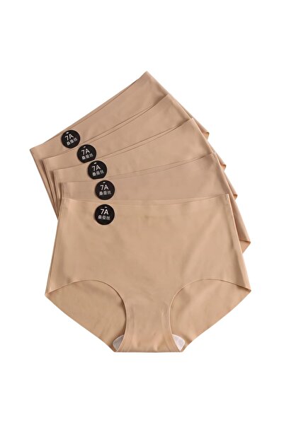 Future Fit Women's Seamless 7A Ice Silk Briefs 5 Pack, High Waist No Show Bre...
