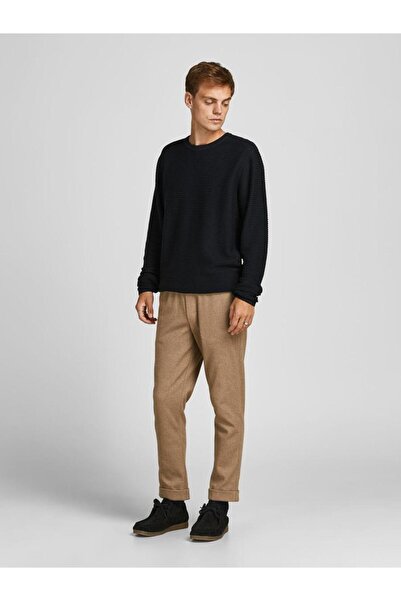 Jack & Jones Πλεκτό πουλόβερ "J&J" μαύρο