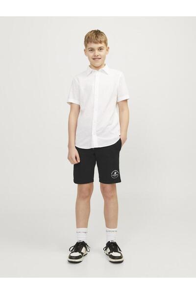 Jack & Jones Βερμούδα μακό αγόρι "Swift" μαύρη