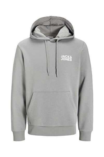 Jack & Jones Μπλούζα φούτερ ανδρική "Corp" γκρι
