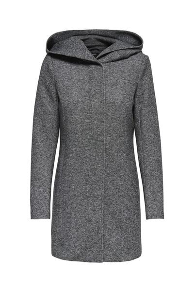 ONLY Παλτό γυναικείο "Sedona" dark grey melange γκρι