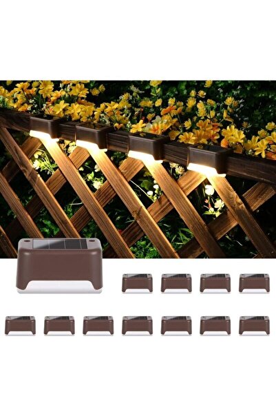 STARSTAR Solar - powered outdoor lights, 12 - pc staircase light, waterproof ...