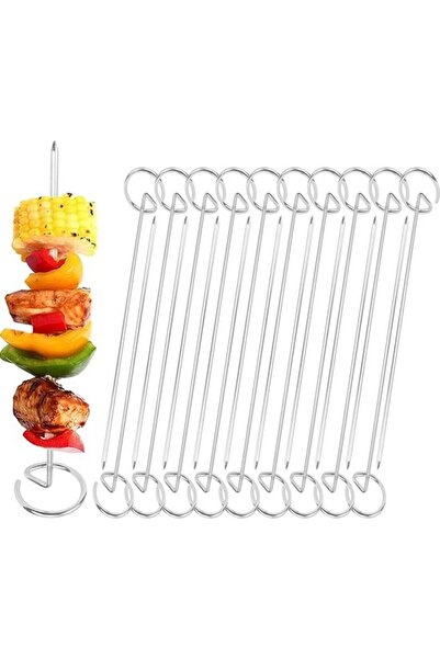 STARSTAR Barbecue Tool Set - 20-Piece Stainless Steel Barbecue Skewers, Verti...
