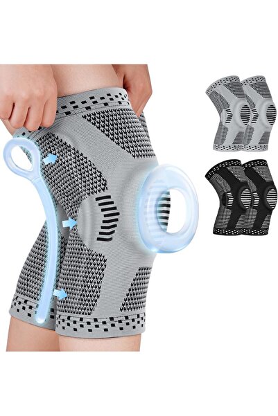 STARSTAR Unisex knee support brace with patellar gel pad and lateral stabiliz...