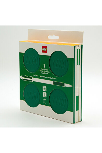 LEGO ® Locking Notebook with Gel Pen Kalemli Defter Yeşit (53566)