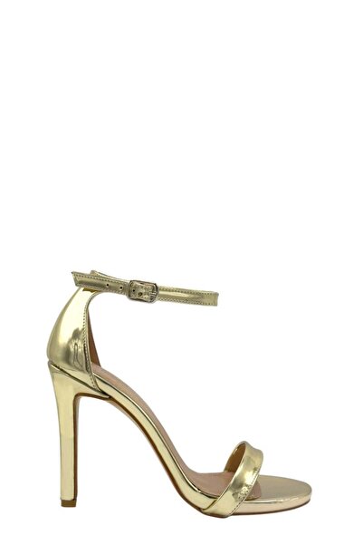 Moulin Shoes Gold Ayna Single Strap Heeled Women's Shoes