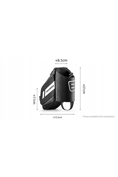 ROCKBROS Geantă de bicicletă pentru șa, impermeabilă, reflectorizantă, 1.5L