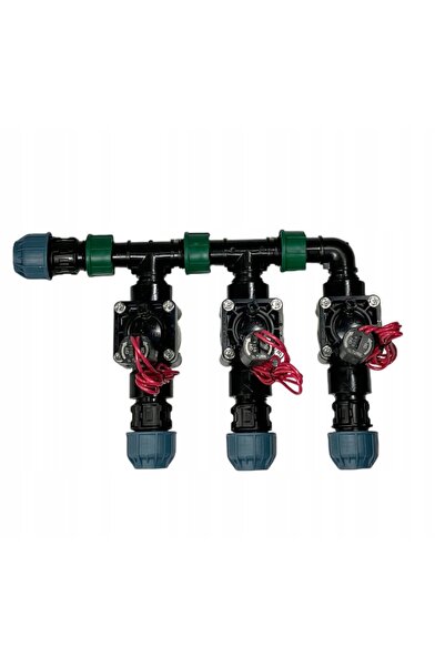 LoveMyGarden Distribuitor cu 3 secțiuni Hunter PGV 100 pentru țeavă PE 25mm +...