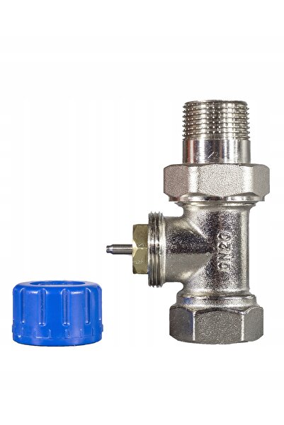 NO BRAND Robinet termostatic drept din alamă, 3/4 " DN20, cu piuliță filetată...