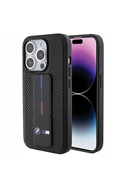 NO BRAND Husă pentru iPhone 15 Pro cu suport BMW Grip, carcasă netedă, cu sup...
