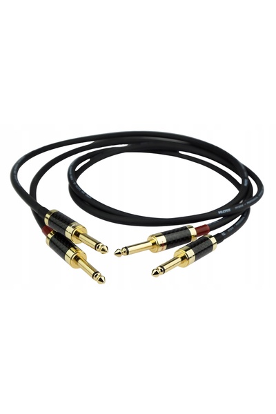 Klotz Cablu audio 2x 6,3 mm² - 2x 6,3 mm² JACK MONO - 2m