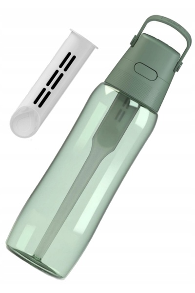 Dafi Set de 2 perii pentru spălare + sticlă, culoare verde salvie, 0.7l