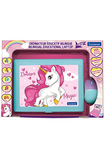 LEXIBOOK Laptop educațional bilingv unicorn pol/ang