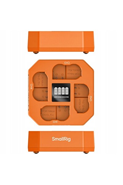 SmallRig 5747 - încărcător cu patru canale pentru baterii Nikon EN-EL15c