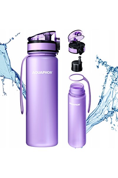 Aquaphor 3x cartuș filtrant + Filtru de apă tip bidon CITY 0,5L lavandă