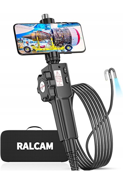 NO BRAND Cameră endoscop RALCAM de 8.5mm cu 8 lumini LED, cablu de 1m Ż1002